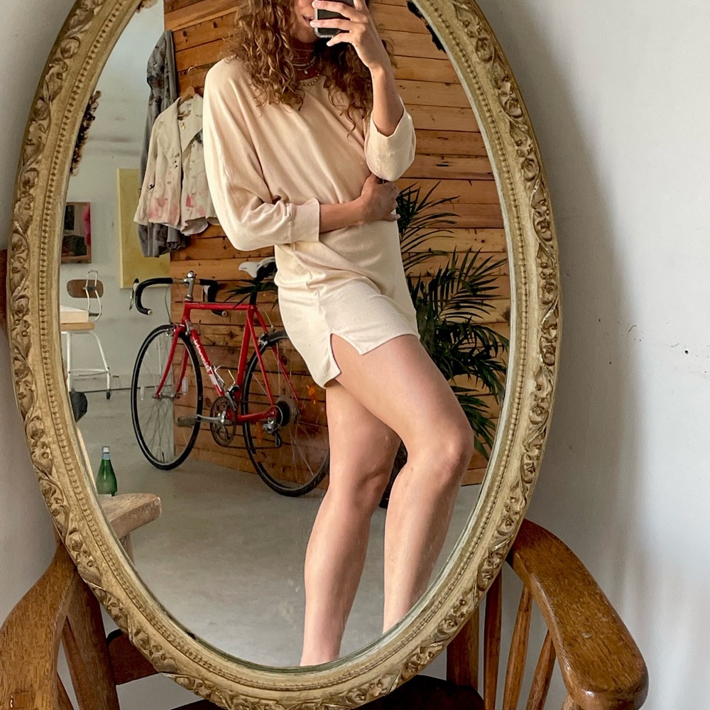 Isle Jacobsen Blush Pink Long Sweater / Tunic